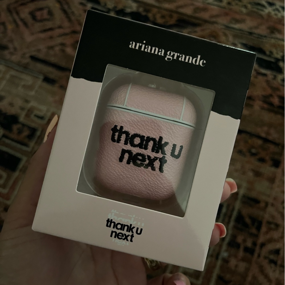 ARIANA GRANDE thank u next airpods headphone case NIB